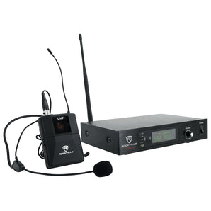 Rockville RWM60U UHF Headset & Guitar Microphone System For Church Sound Systems