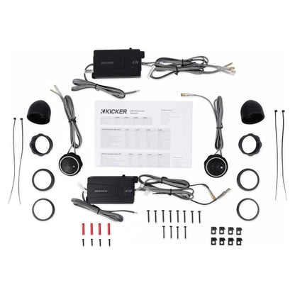 6x8" Component Speaker Set Plus 6x8" Coaxial Speaker Pair