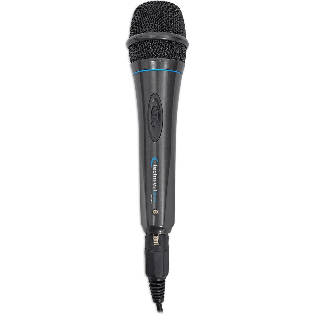 (2) MK75 Karaoke DJ Wired Microphones w/10' XLR to 1/4" Cables