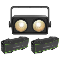 Shocker 2 Dual Zone COB LED Blinder + (2) Bluetooth Speakers
