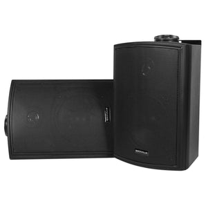 10) Rockville HP5S Black 5.25" Marine Box Speakers with Swivel Bracket For Boats