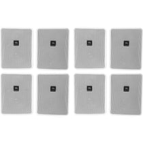 Control 25-1-WH 5.25" 70V Wall Speakers, Set of 8