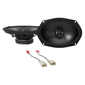 Alpine S 6.5" Rear Factory Speaker Replacement Kit For 2003-2008 Toyota Corolla