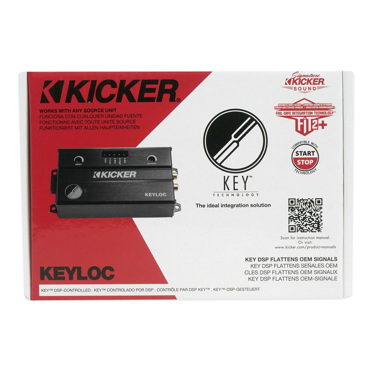 KICKER KEYLOC DSP Smart Powered Line-Out Converter 47KEYLOC