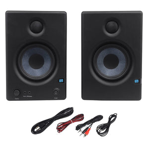 (2) Presonus Eris E4.5 Active Powered 4.5" Studio Monitors Bundle with Mackie 2x2 Controller