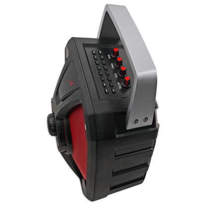 12KMTED Dual 6.5-Inch Wakeboard Tower Enclosures + ROCKBOX Bluetooth Speaker