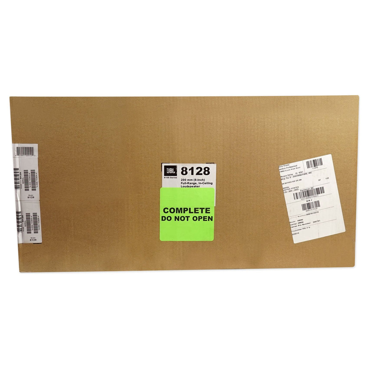 (4) JBL 8128 8" Full Range Commercial 70V/100V 6w Ceiling Speakers 4 Restaurant