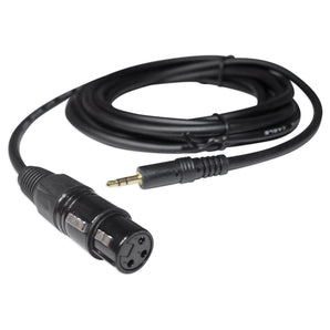 Rockville RXLR-AUX Cable to Connect XLR Microphone to PC for Gaming, Podcasting