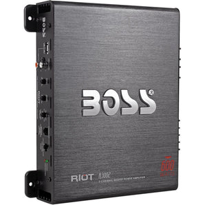 New Boss R3002 600 Watt 2-Channel Car Audio Power Amplifier+Remote Level Control