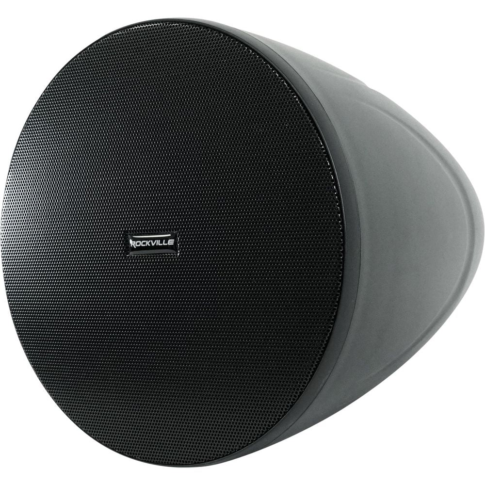 6-Zone Commercial Amp+7 Black Pendant Speakers For Restaurant/Bar/Cafe