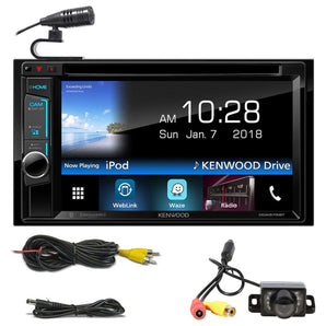 Kenwood DDX575BT 6.2" Car DVD Bluetooth Receiver Waze/Remote App/USB+Camera
