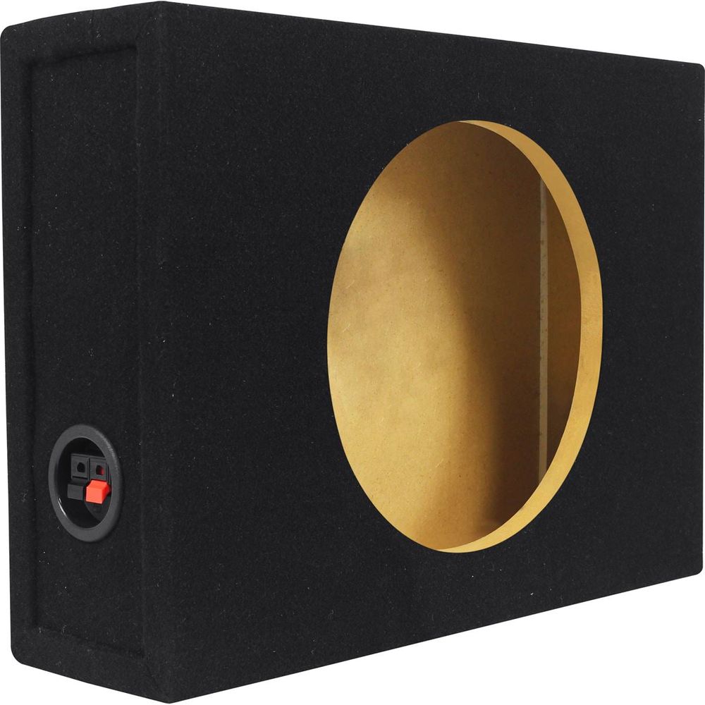 CompRT 1000W 12" Shallow Subwoofer + RSTS12 Sealed Enclosure + Install Kit