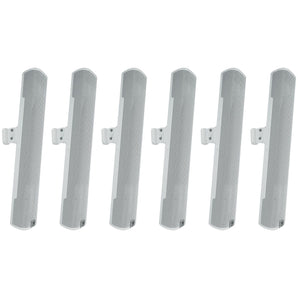 (6) JBL COL600-WH 24" White 70V Commercial Slim Column Wall Mount Array Speakers