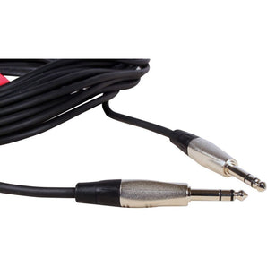 2) Hosa HSS-050 1/4" TRS 50ft Balanced Pro Audio Cables