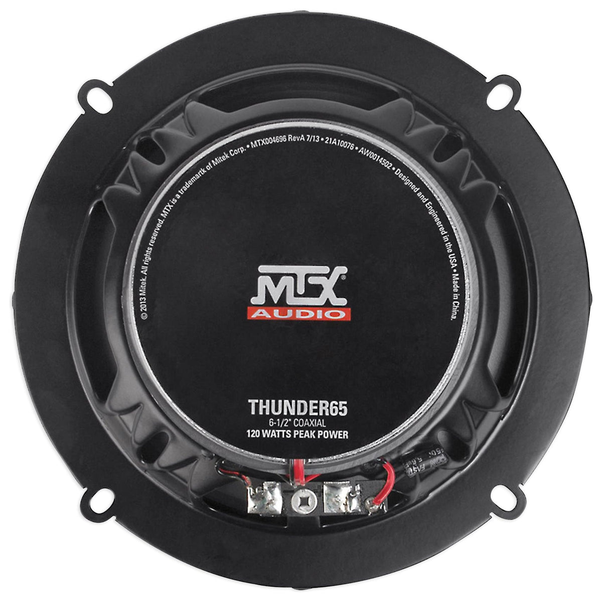 (4) MTX THUNDER65 6.5" 2-Way Car Audio Coaxial Speakers