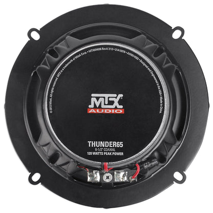 (4) MTX THUNDER65 6.5" 2-Way Car Audio Coaxial Speakers