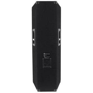Rockville RSG12.2 Dual 12” 2000 Watt 3-Way 4-Ohm Passive DJ/Pro Audio PA Speaker