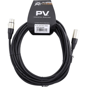 New Peavey PV 25' XLR Female to Male Low Z Mic Cable - 100 % Copper/Top Quality
