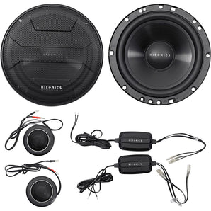 2-Pairs Hifonics ZS65C 6.5" 400 Watt Component Car Audio Speakers