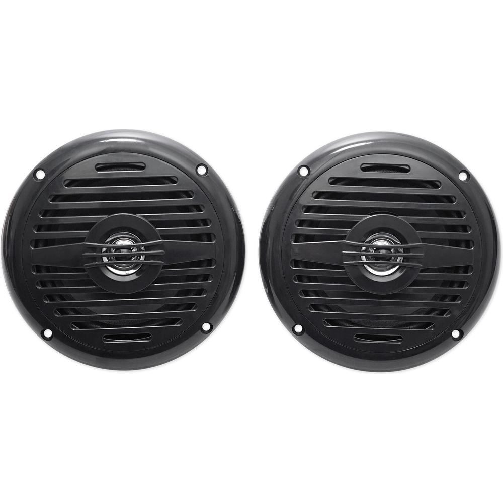 5.25" 360 Degree Swivel Chrome Surface Mount Boat Speakers