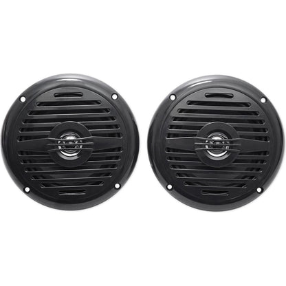 MAC525S 5.25" Chrome Wakeboard Pods 2-Pack + 360° Swivel Clamps Bundle
