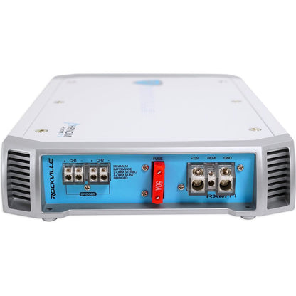 Dual 8" 800W Wakeboard Tower Speakers+2-Channel Amplifier+Amp Kit
