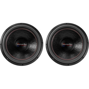 (2) American Bass HD15D1 HD 15" 4000w Competition Car Subwoofers w/300Oz Magnet