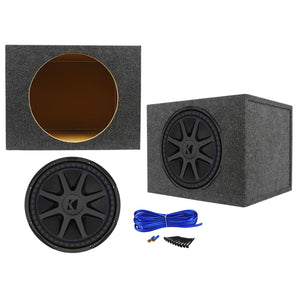 Kicker 44CVX154 15" CVX Comp VX 1000w RMS Car Subwoofer+Sealed Sub Box Enclosure