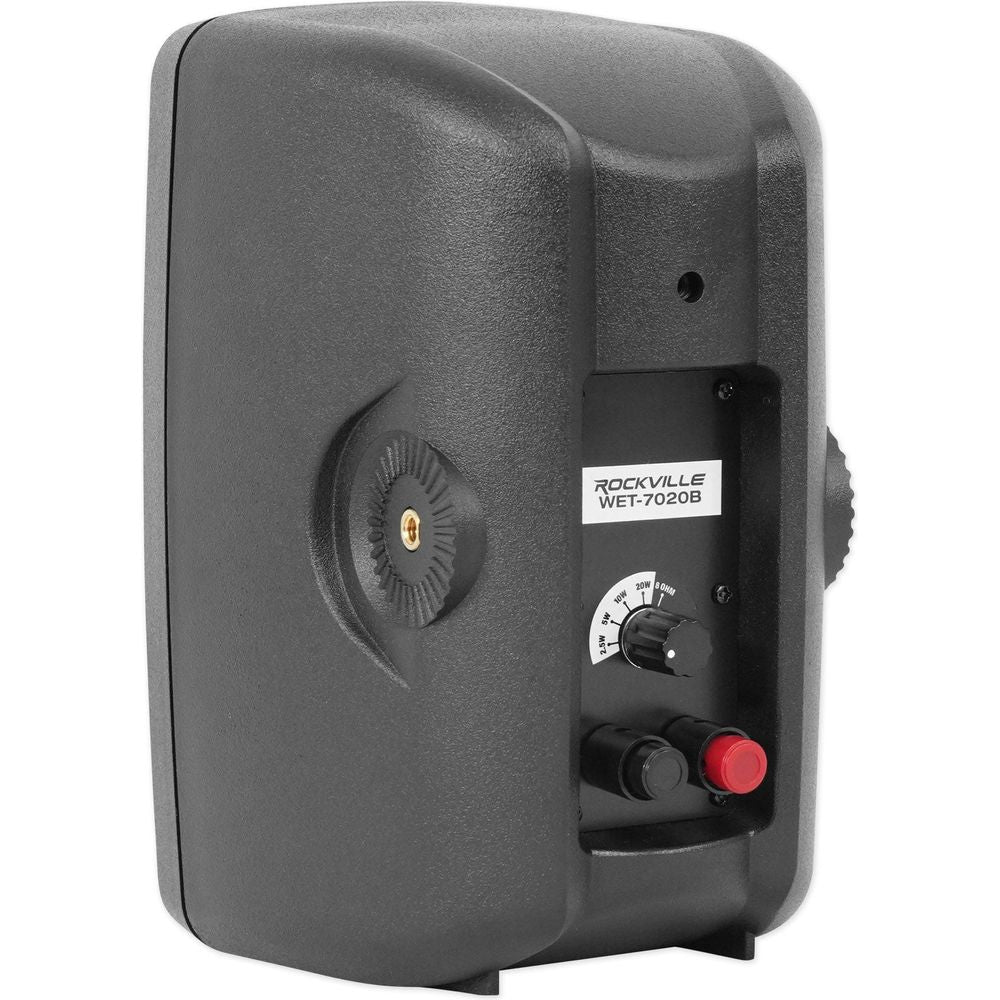 RCS80-1 + WET-7020B Black Speakers Bundle
