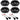 Hifonics 6x8" Front+Rear Speaker Replacement Kit For 1999-2002 Lincoln Navigator
