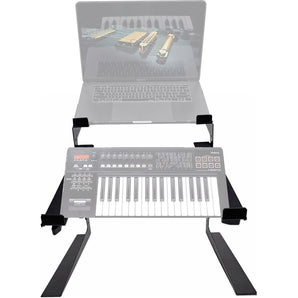 Rockville Dual Shelf Laptop+Controller Stand for Roland A-300 PRO Keyboard