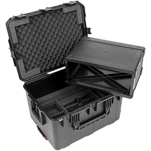 SKB 3i-231714WMC Case for 4U Rack+4) Wireless Handheld+4) Bodypack Transmitters