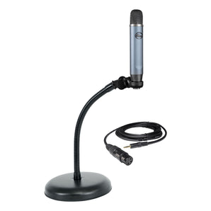 Blue Ember PC Gaming Twitch Live Stream Recording Microphone Mic+Gooseneck Stand