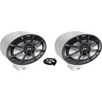 (2) kicker PS69 6x9" 360° Degree Swivel Chrome Surface Mount Boat Speakers