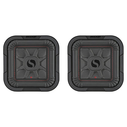 2) KICKER 46L7T84 8" 700 Watt L7T Car Subwoofers Solo-Baric Subs L7T84 DVC 4-Ohm