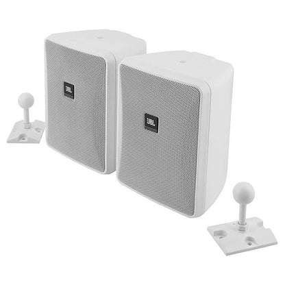 (2) JBL Control 25-1 5.25" 30w 70v Wall-Mount Commercial Restaurant/Bar Speakers