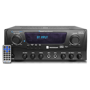 Technical Pro RXM7BT Home Receiver Bluetooth Amplifier+(8) 6.5" Celing Speakers