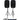 2) Rockville SPG84 8“ Passive 800W DJ PA Speakers 4 Ohm 2) Stands+2) Cables+Case