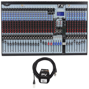 Peavey FX2 32 32x4x2 Pro Mixer w/ 2 USB Ports+Dual DSP FX Engine+Cable FX 2