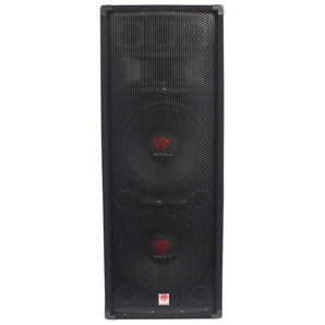 Rockville RSG12.2 Dual 12” 2000 Watt 3-Way 8-Ohm Passive DJ/Pro Audio PA Speaker