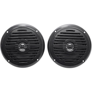 (4) Rockville MS525B 5.25" 200 Watt Waterproof Marine Boat Speakers 2-Way Black