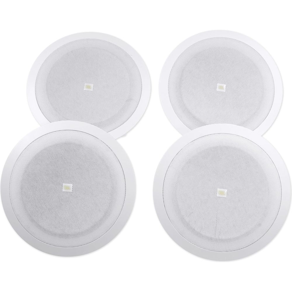 6-Zone Amplifier + (12) Black Wall + (2) JBL 8128 8" Ceiling Speakers