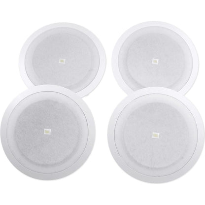 6-Zone Amplifier + (12) Black Wall + (2) JBL 8128 8" Ceiling Speakers