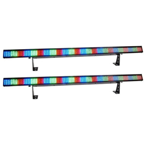 (2) Chauvet COLORSTRIP 4 Channel DMX LED DJ Light Bar Effects Color Strip x 2