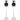 Pair Rockville RockShelf 64W White 6.5" Home Bookshelf Speakers w/29" Stands