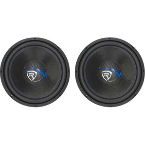 (2) Rockville K5 W15K5S4 15" 2000 Watt 4 Ohm Car Audio Subwoofers CEA Rated Subs