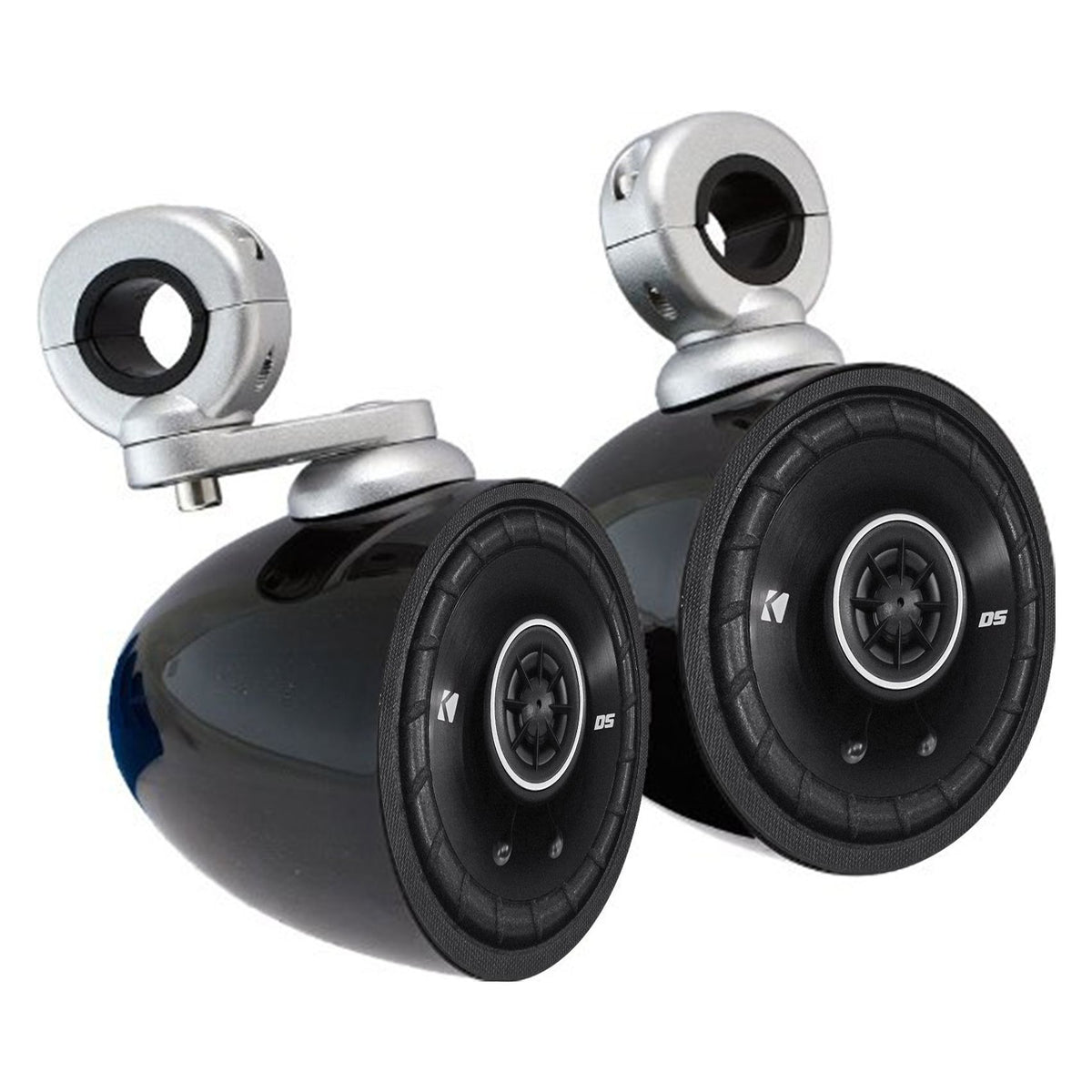 DSC40 4" Speakers with KMMTES Wakeboard Tower Enclosures (Pair)