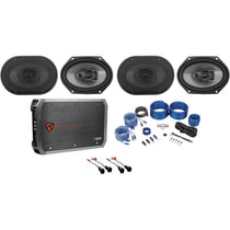 6x8" Speaker Replacement 4-Ch Amp For 2001-05 Ford Explorer Sport Trac