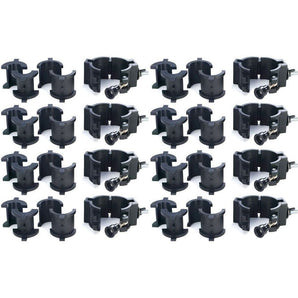 (8) Chauvet CLP10 CLP-10 360°  Wrap Around "O" Clamps For Light Mounting