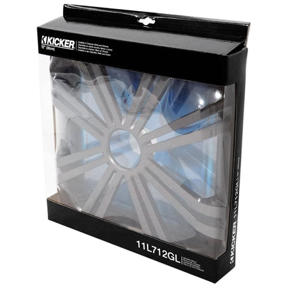 L7S122 12" Solo-Baric Subwoofer + Charcoal LED Grille